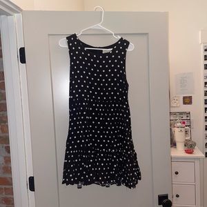 Women’s size medium black and white polka dot dress